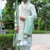 Magnificent Off-White Colored Designer Sherwani