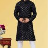 Charming Black Colored Designer Kurta Set