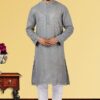 Classy Grey Colored Designer Kurta Set
