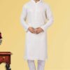 Majestic White Colored Designer Kurta Set