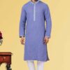 Attractive Purple Colored Designer Kurta Set