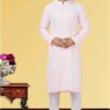 Stylish Light Pink Colored Designer Kurta Set