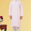 Captivating Light Pink Colored Designer Kurta Set