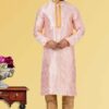 Awesome Baby Pink Colored Designer Kurta Set