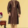 Majestic Brown Colored Designer Kurta Set