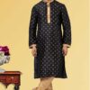 Marvelous Black Colored Designer Kurta Set