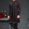 Exquisite Black Colored Designer Italian Indo Western