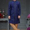 Charismatic Blue Colored Designer Nawabi Indo Western