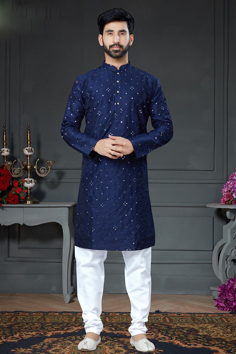 Charming Blue Colored Designer Kurta Set