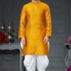 Charming Orange Colored Designer Kurta Set