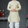Charming Ivory Colored Designer Kurta Set