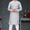 Awesome Powder Blue Colored Designer Kurta Set