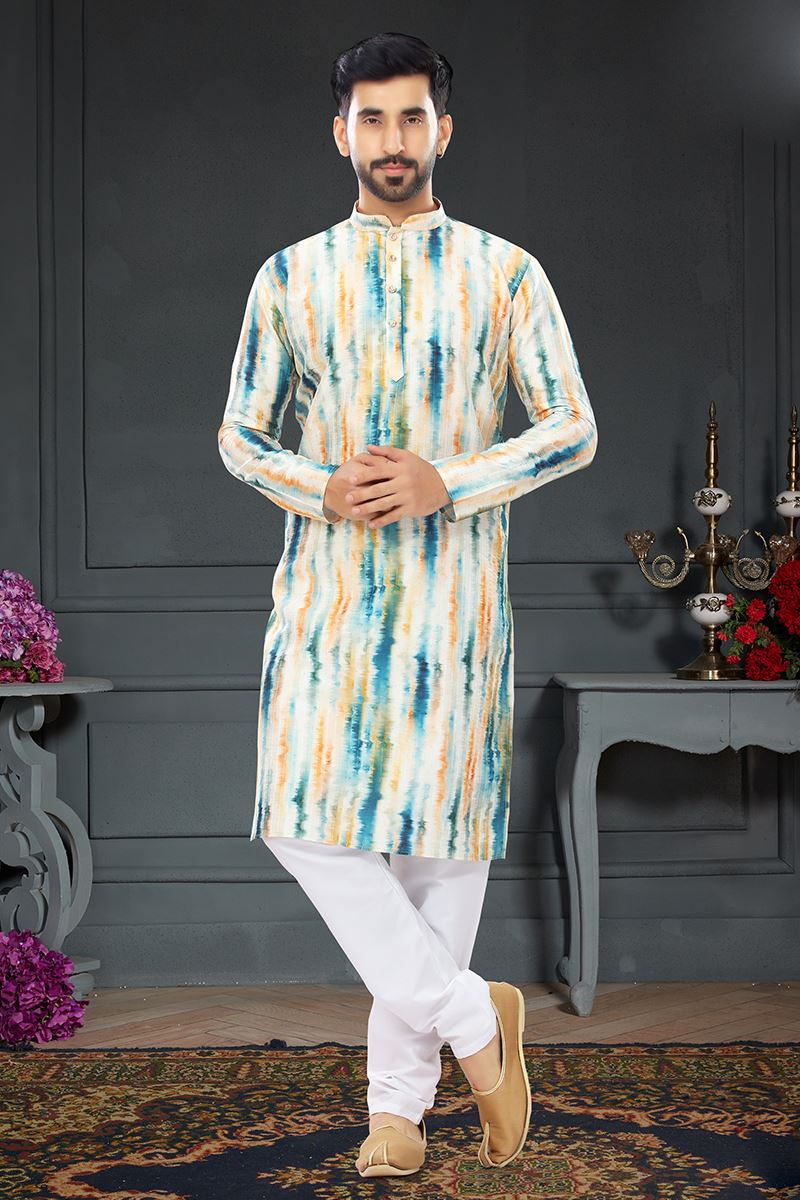 Impressive Multi-Colored Designer Kurta Set