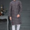 Appealing Black Colored Designer Kurta Set