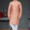 Dashing Rust Colored Designer Kurta Set