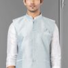 Impressive Sky Blue Colored Designer Menswear Jacket