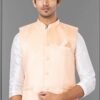 Artistic Peach Colored Designer Menswear Jacket