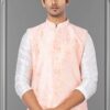 Enticing Light Pink Colored Designer Menswear Jacket