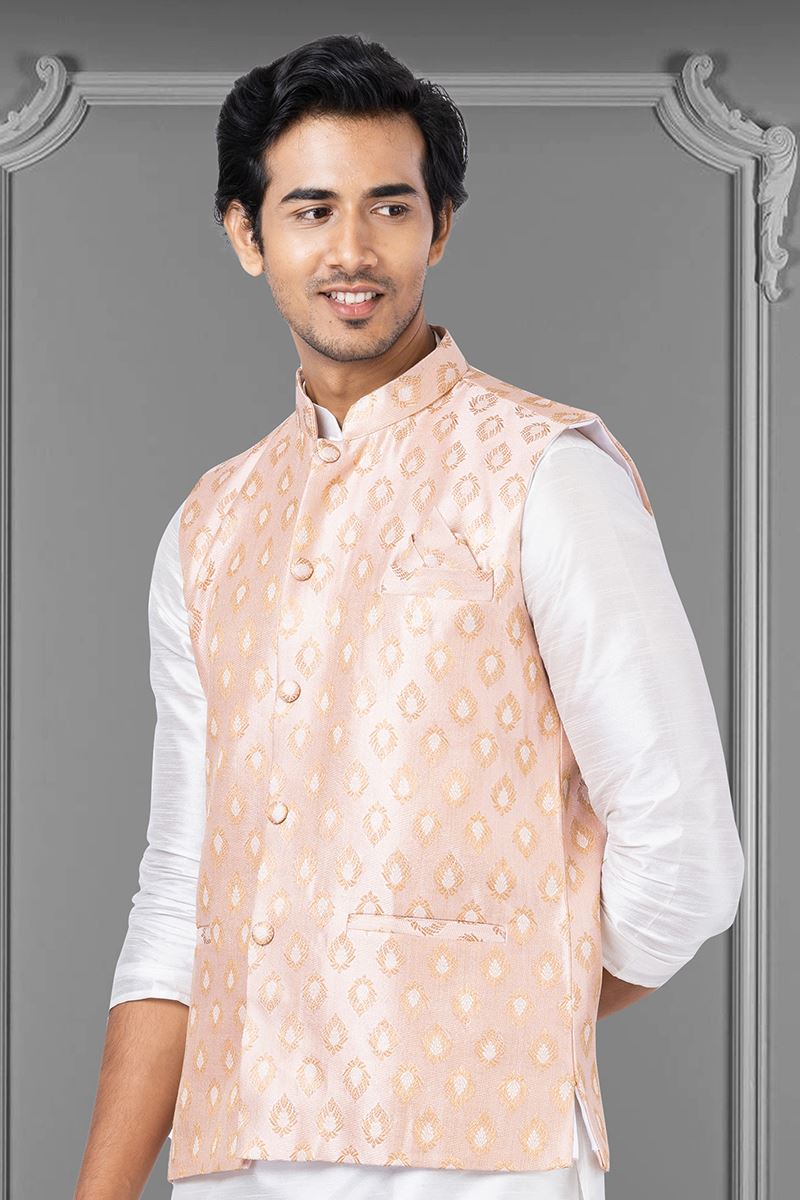 Aesthetic Rust Colored Designer Menswear Jacket