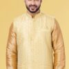 Splendid Yellow Colored Designer Menswear Jacket