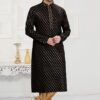 Stylish Black Colored Designer Kurta Payjama Set