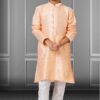 Delightful Peach Colored Designer Kids wear