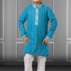 Fashionable Blue Colored Designer Kids wear