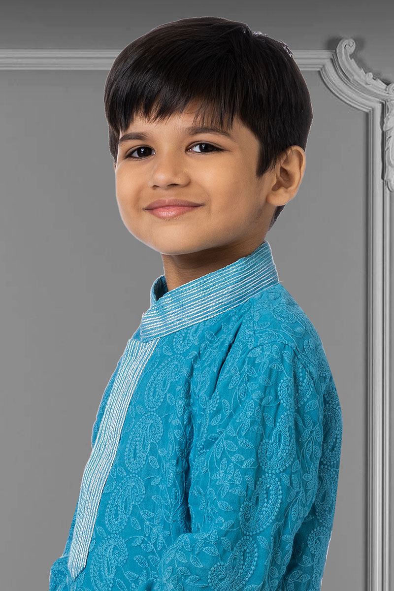Fashionable Blue Colored Designer Kids wear