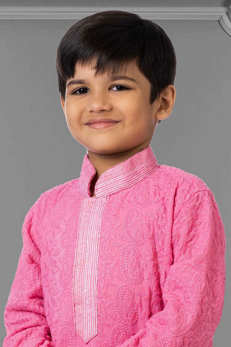 Majestic Pink Colored Designer Kids wear