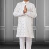 Exquisite White Colored Designer Kids wear