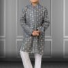 Enticing Grey Colored Designer Kids wear