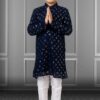 Awesome Navy Blue Colored Designer Kids wear