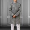 Captivating Grey Colored Designer Kids wear