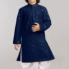 Captivating Navy Blue Colored Designer Kids wear