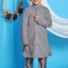 Fancy Grey Colored Designer Kids wear