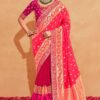 Magnificent Pink Colored Designer Saree
