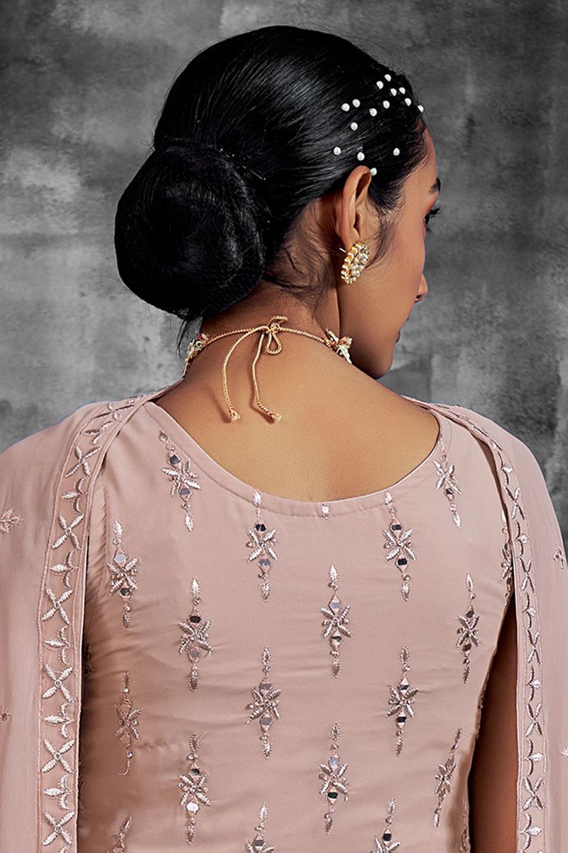 AmazingPeachColored Designer Suit