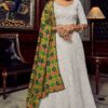 OutstandingWhite Colored Designer Lehenga Choli