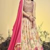Marvelous Peach Colored Designer Lehenga Choli