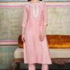 Delightful Peach Colored Designer Kurti