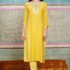 Magnificent Yellow Colored Designer Kurti