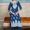 Irresistible Blue Colored Designer Kurti