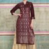 Bollywood Maroon Colored Designer Kurti