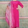 Fashionable Pink Colored Designer Suit