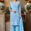 Charismatic Blue Colored Designer Suit