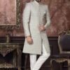 Amazing Off-White Colored Designer Readymade Men's Indo-Western Sherwani