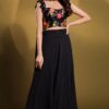 Charming Black Colored Designer Lehenga Choli