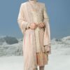 Magnificent Light Peach Colored Designer Sherwani