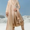 Classy Golden Colored Designer Sherwani
