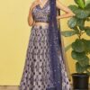 Ethnic Multi and Purple Colored Designer Lehenga Choli